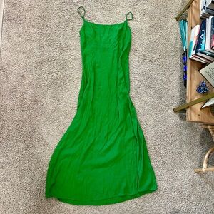 Kelly Green Reformation Maxi Dress